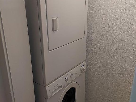 In unit washer and dryer