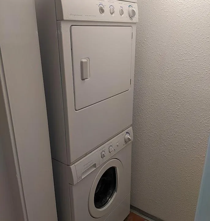 In unit washer and dryer