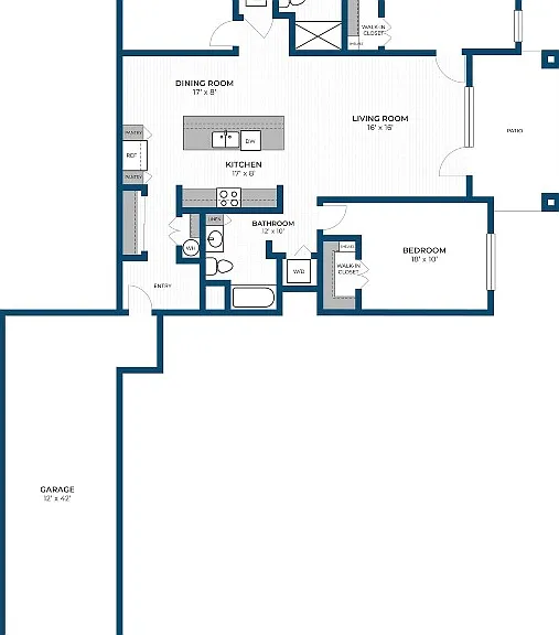 Floor Plan 3A | Seasons at River View | Apartments in Pleasant Prairie, WI Floor Plan 3A | Seasons at River View | Apartments in Pleasant Prairie, WI