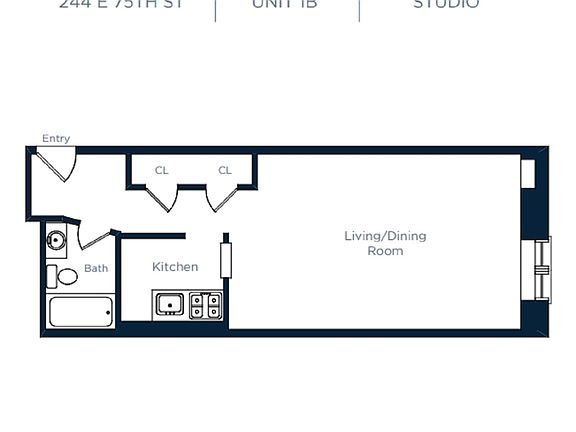 2nd image of 244 E 75th St APT 1B