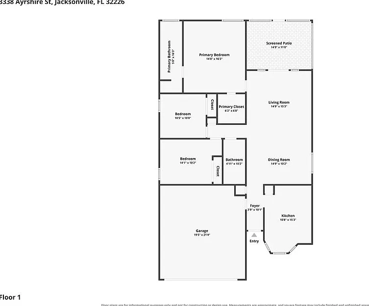 3 bed, 2.0 bath, 1394 sqft, $1,975 — Photo 2