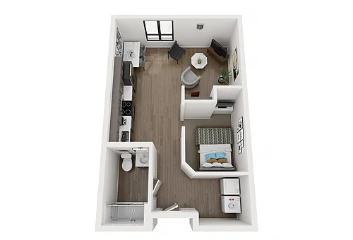 Floor plan Poplar - Handicap Accessible