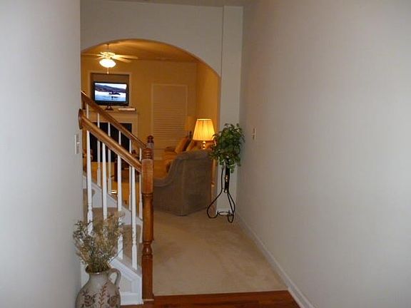 Foyer view to living area