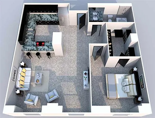 Floor plan Manhattan