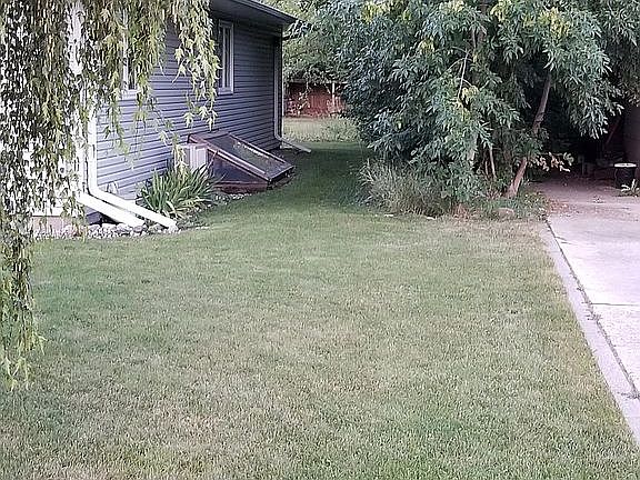 Side yard to south, egress 