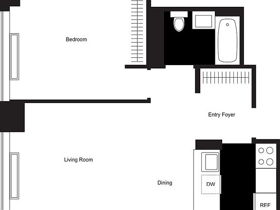 2nd image of 500 W 56th St APT 607