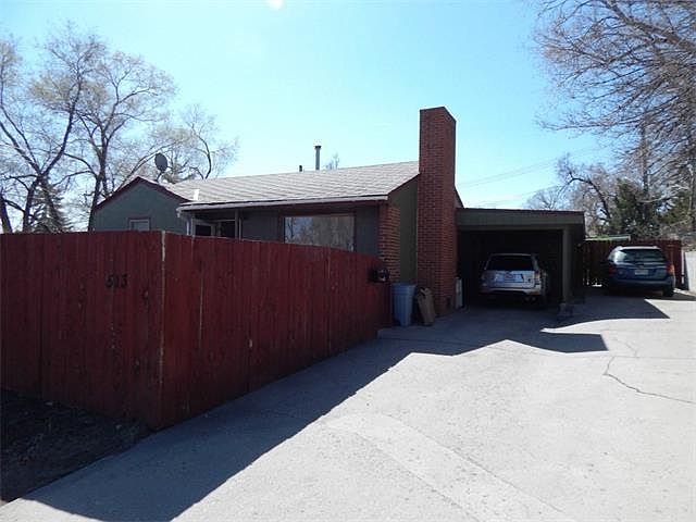 This apartment gets sole access to the carport on the left side.