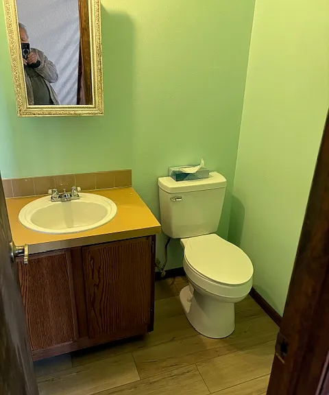 1/2 bathroom on main level