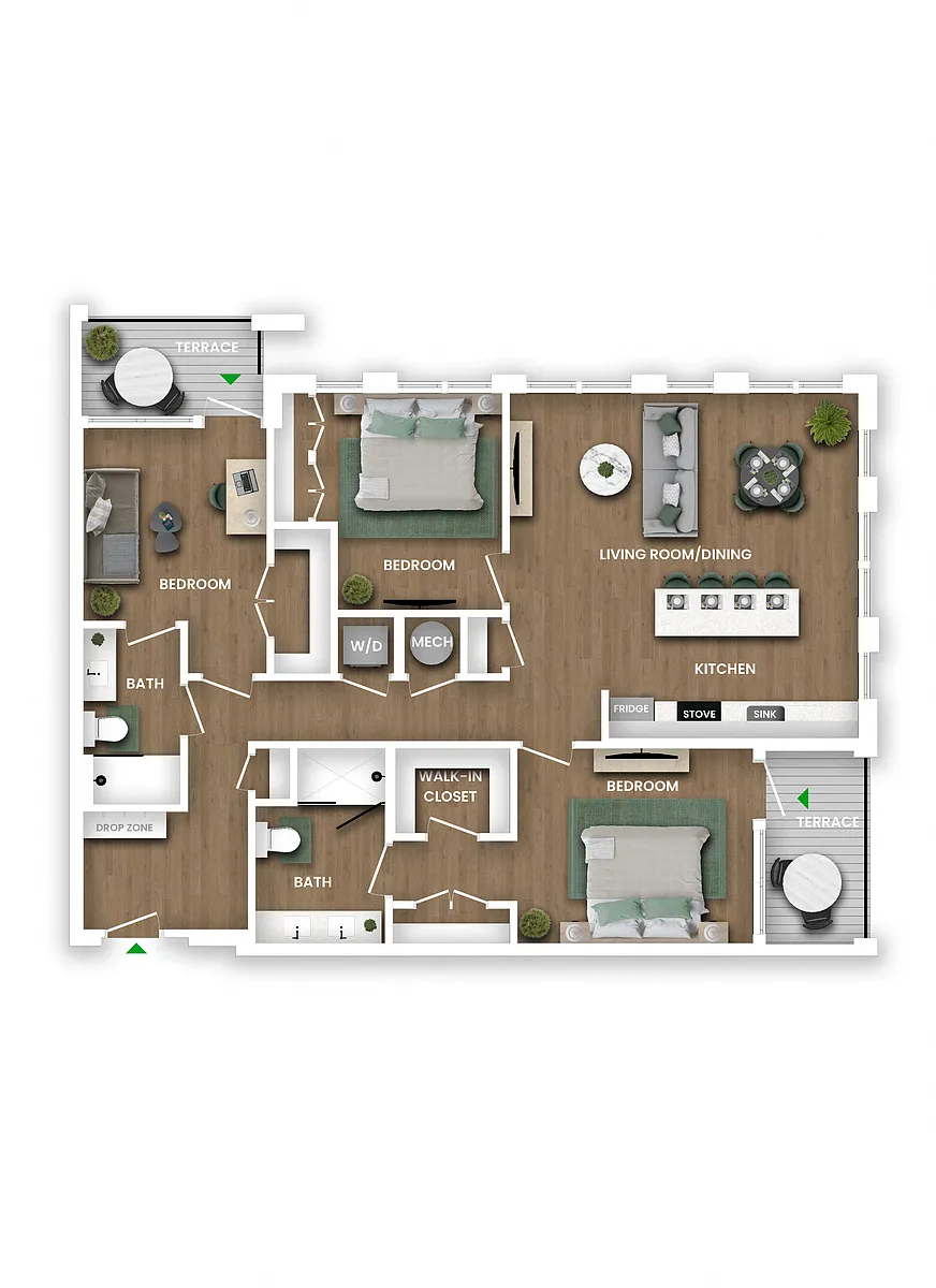 Floor plan C3B