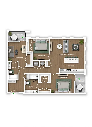Floor plan C3B