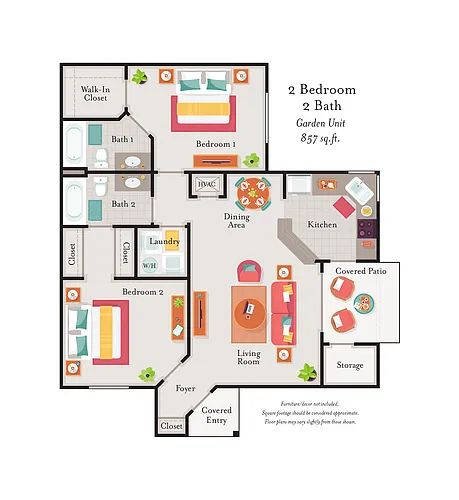 Floor plan 2X2
