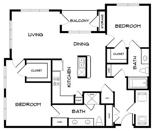 Floor plan B2