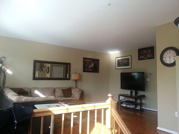 Entryway view of living room
