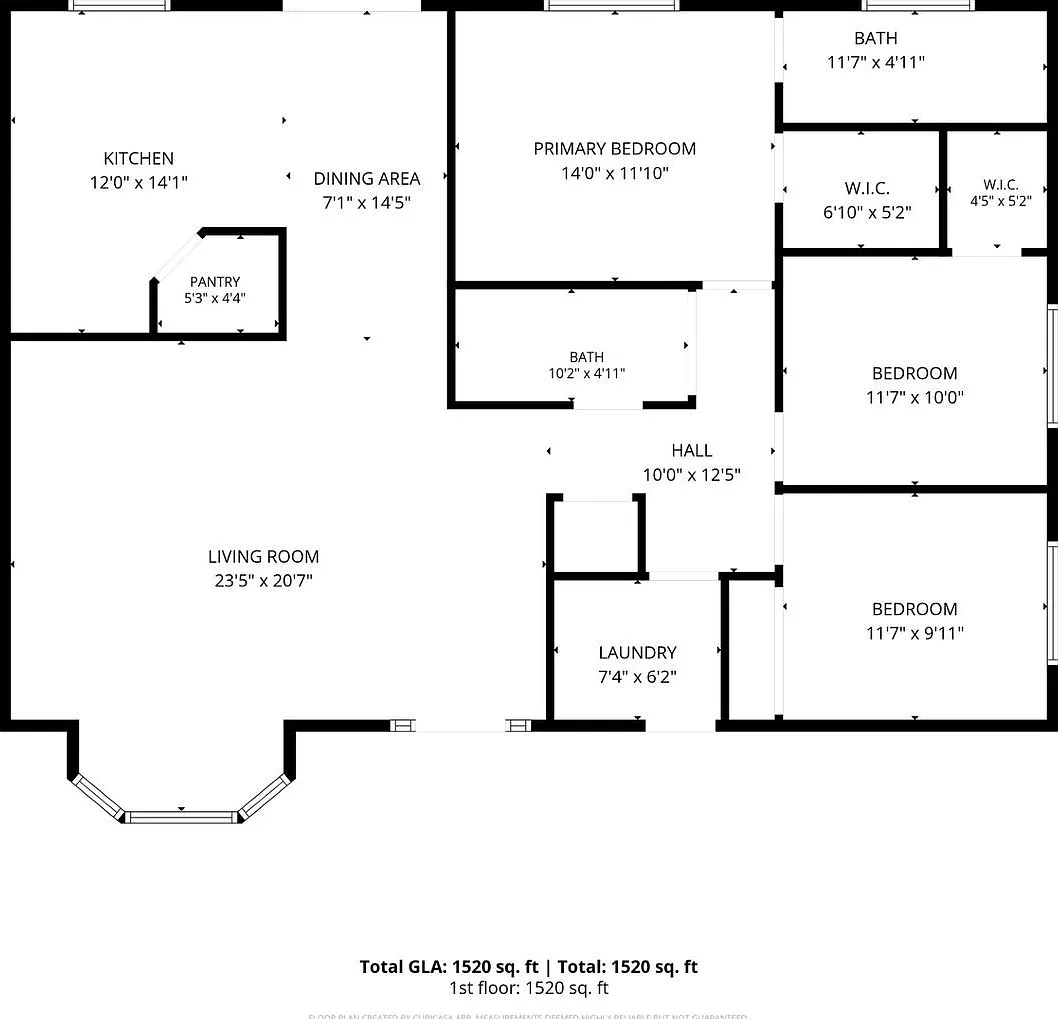 3 bedroom, 1 Bathroom Home — Photo 2