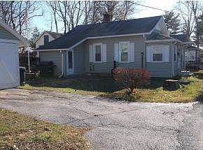 Parking area and side patio