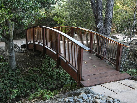 Front Yard Foot Bridge