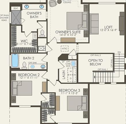 Second Floor 3 br 3.5 ba