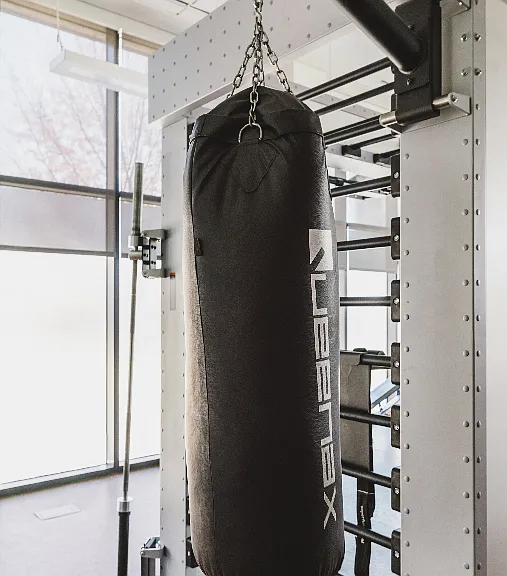 Let it all out on our club-quality punching bag