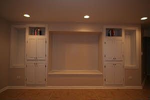 Put your big-screen TV here...and enjoy!