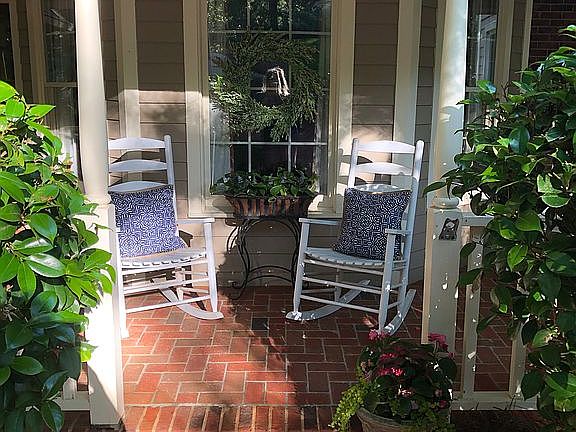 Inviting front porch 
