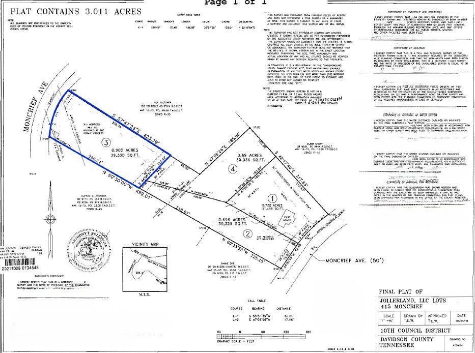 2nd image of 0 Moncrief Ave Lot 3