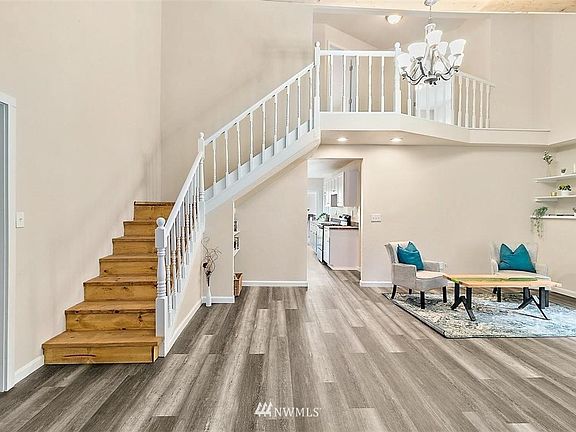 Living room and stairs