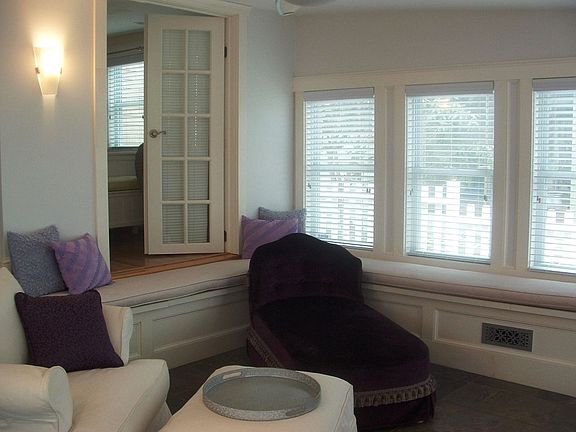 Sunken Family Room with window seating