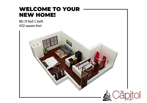 Floor plan Studio 1