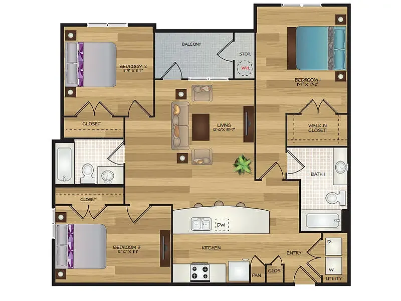 Floor plan Trebor