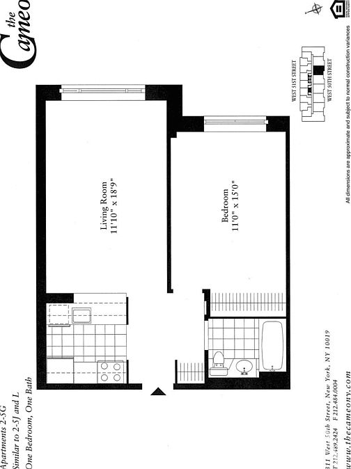 1st image of 311 W 50th St APT 5L