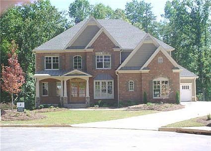 The Lakeview by Martin McWhorter Custom Homes is on a stunning cul-de-sac lot.