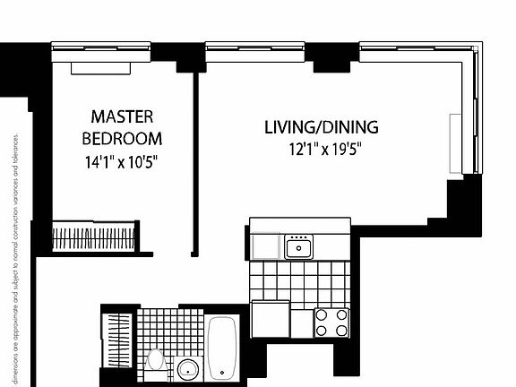 2nd image of 317 W 61st St #6C