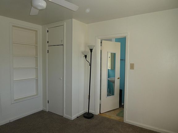 living room closet and bookshelf