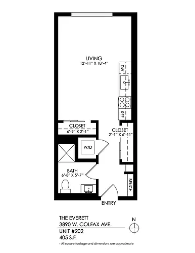 Floor plan Studio