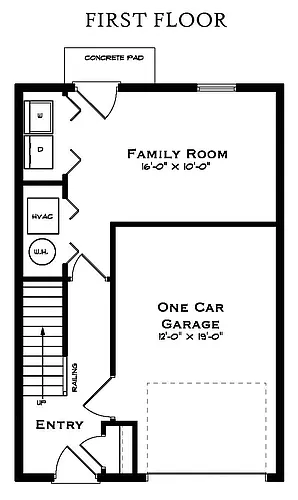 Floor plan 4 Bedroom 2.5 Bathroom Interior