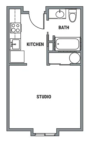 Floor plan STUDIO