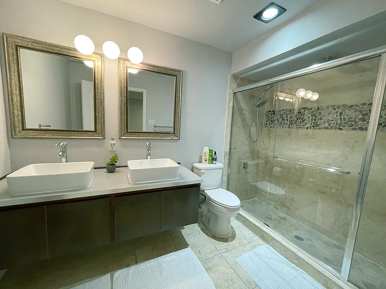 Ensuite Bathroom with Double Sinks