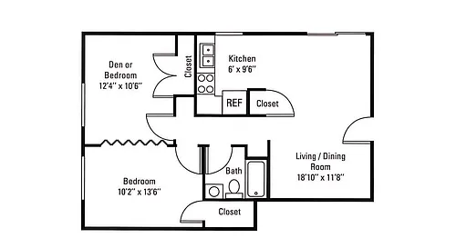 Floor plan 2BJ