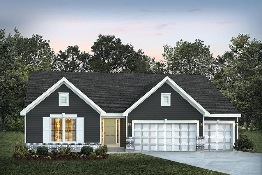 Elevation A with Brick