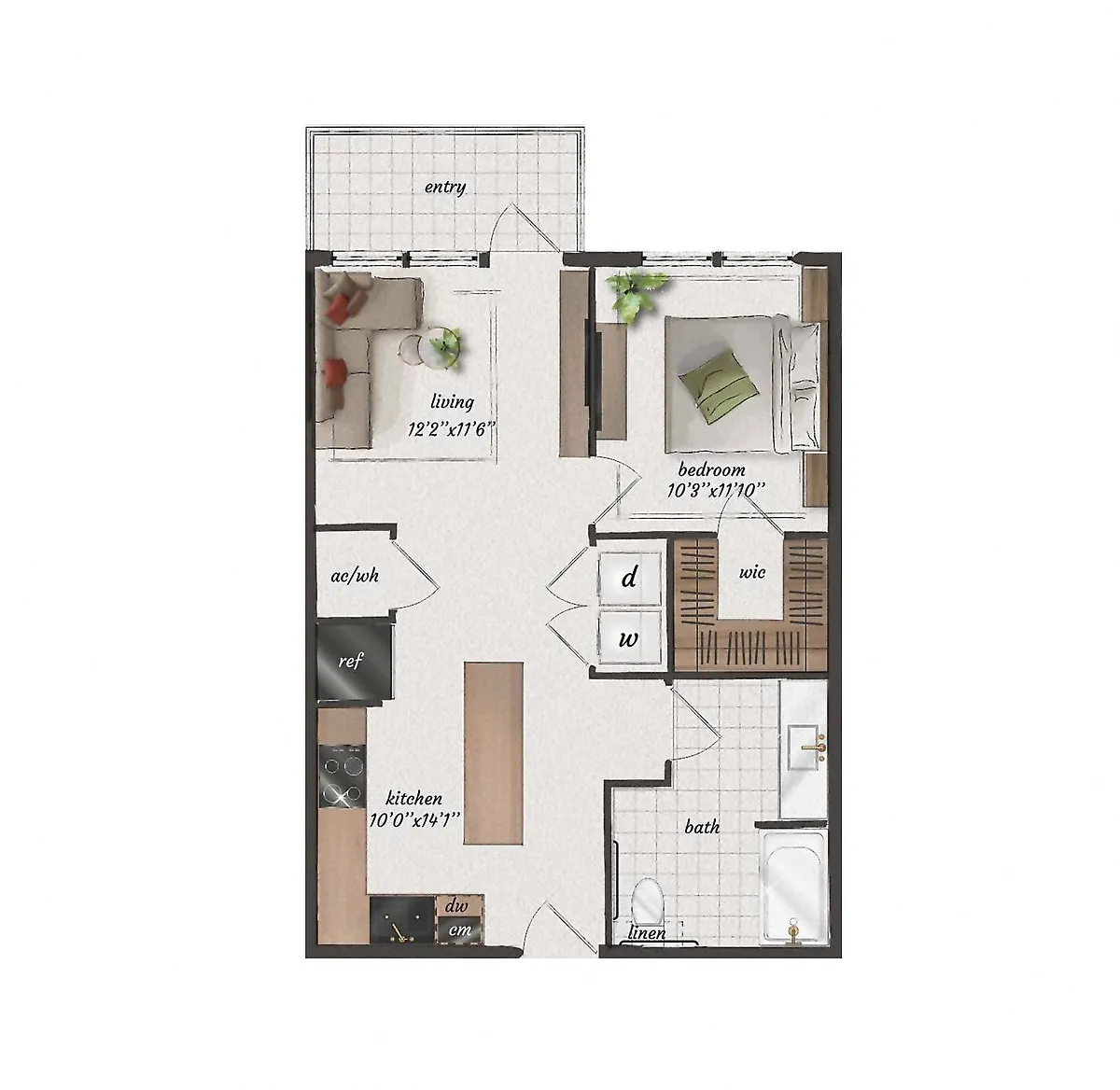 Floor plan A2-LW