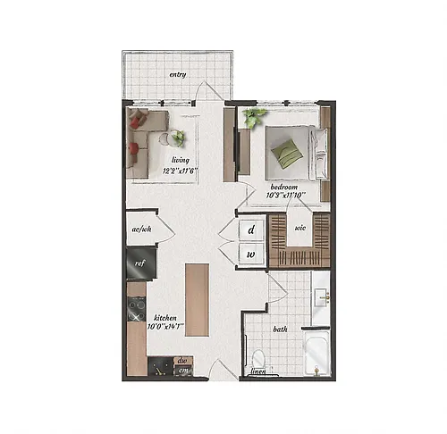 Floor plan A2-LW