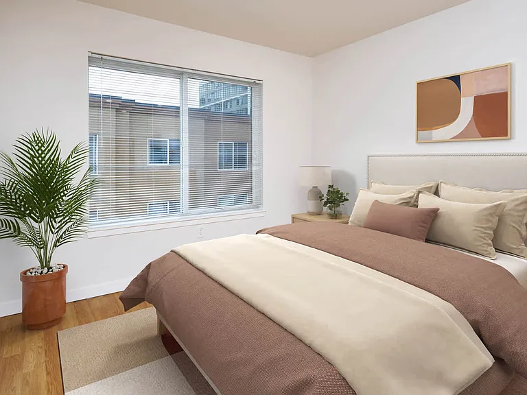 Bedroom with Hard Surface Flooring