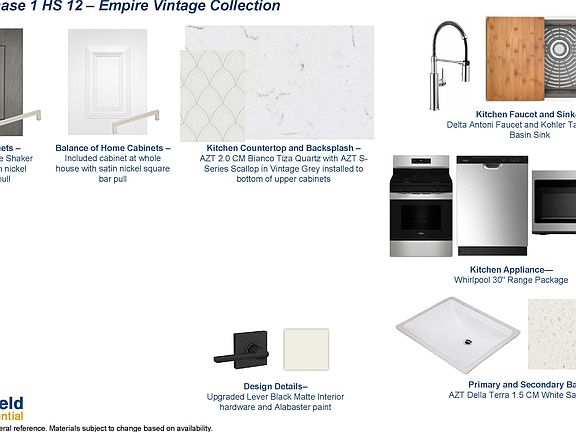 Images are for general reference. Materials subject to change based on availability