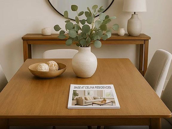 Step into the inviting ambiance of Sage at Celina Residences, where modern design meets comfort. Enjoy thoughtfully curated spaces perfect for relaxation and socializing. Don't miss your chance to call this homeschedule a visit today!