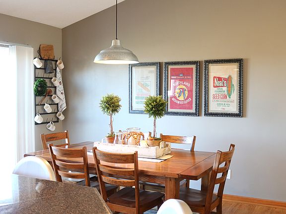 Open concept dining room