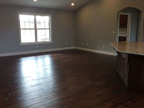 Living room with vault