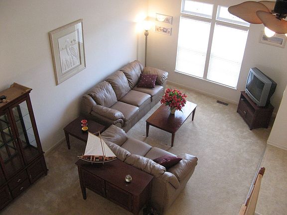 View from stairs
