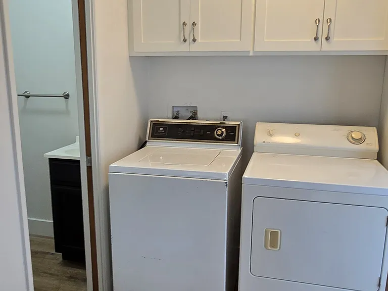 included Washer/Dryer off of kitchen