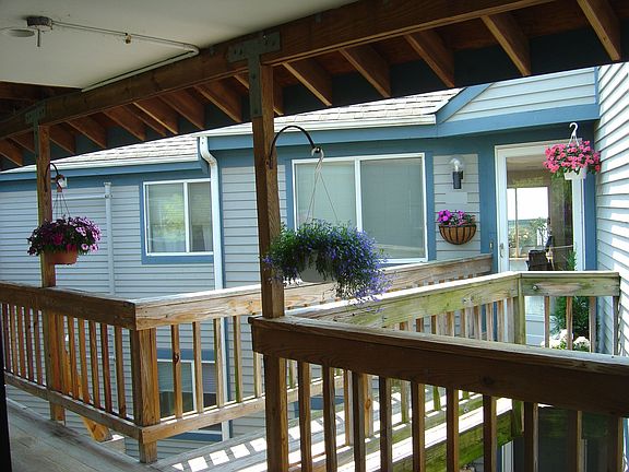 front entrance to unit