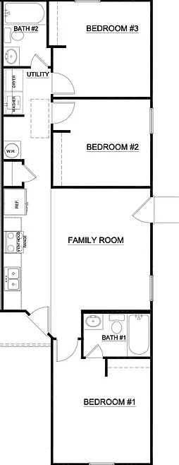 3 bed, 2.0 bath, 872 sqft, $1,699 — Photo 3